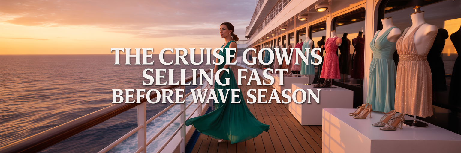 The Cruise Gowns Selling Fast Before Wave Season