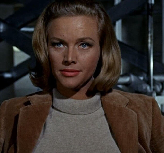 7. Pussy Galore Played by: Honor Blackman