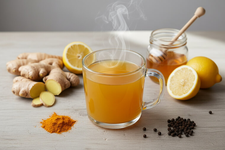 How to Make a Healing Ginger-Turmeric Tonic