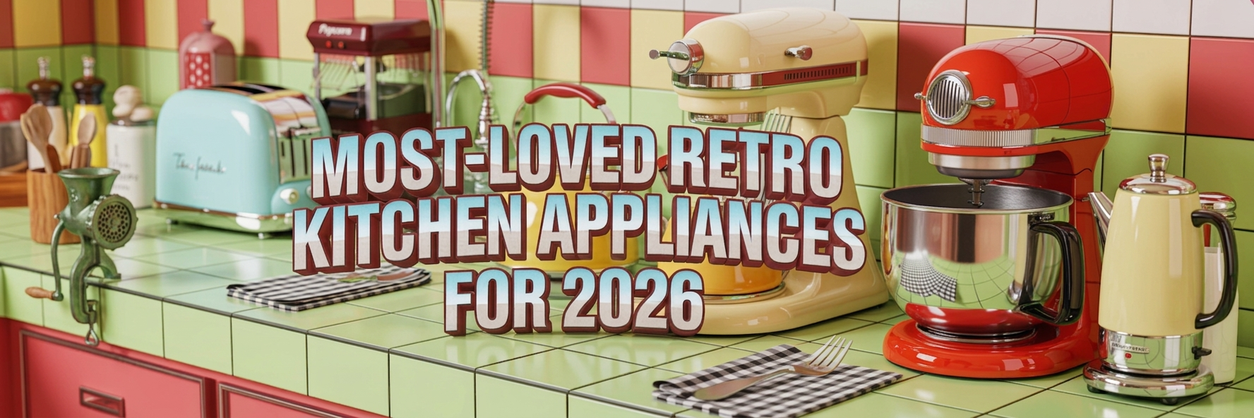 Retro Kitchen Appliances That Make Your Countertop Look Like a Diner