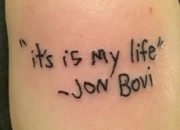 Tattoos and Las Vegas Don't Mix