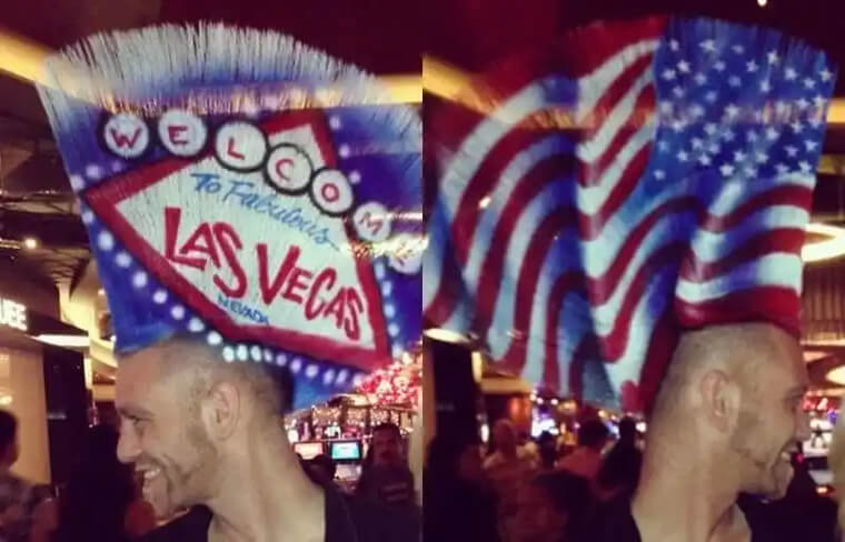Mohawk Man Takes Over Vegas