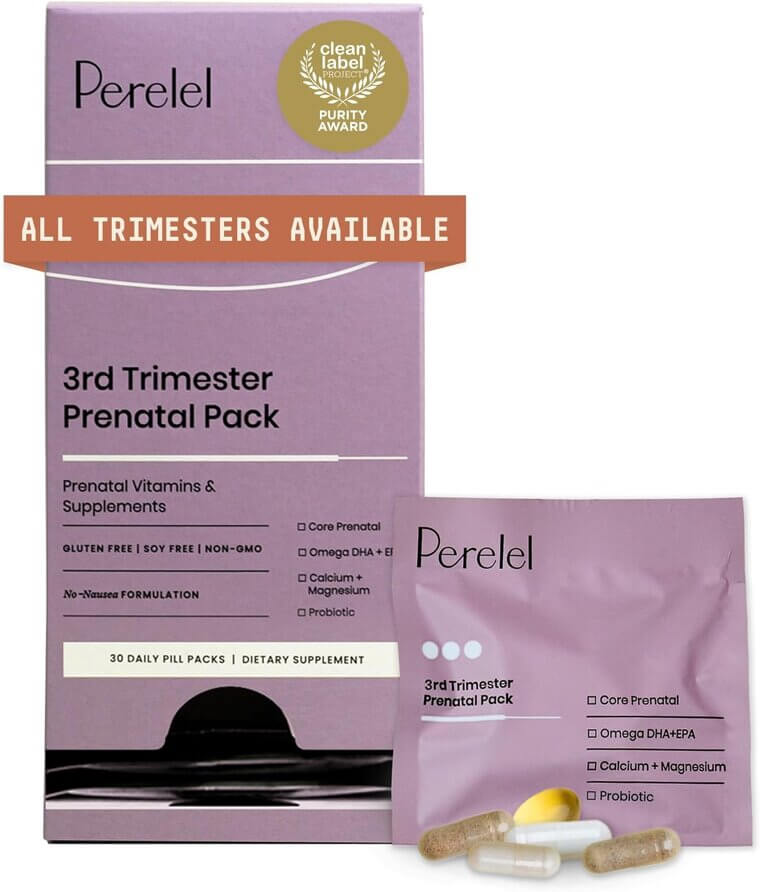 Perelel Prenatal Pack - Third Trimester Wellness Boost - 20% Off!
