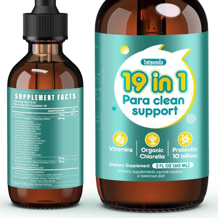 Tatavonix Gut Cleanse Drops - Gentle Detox for All Ages - Don’t Miss the 38% Discount!