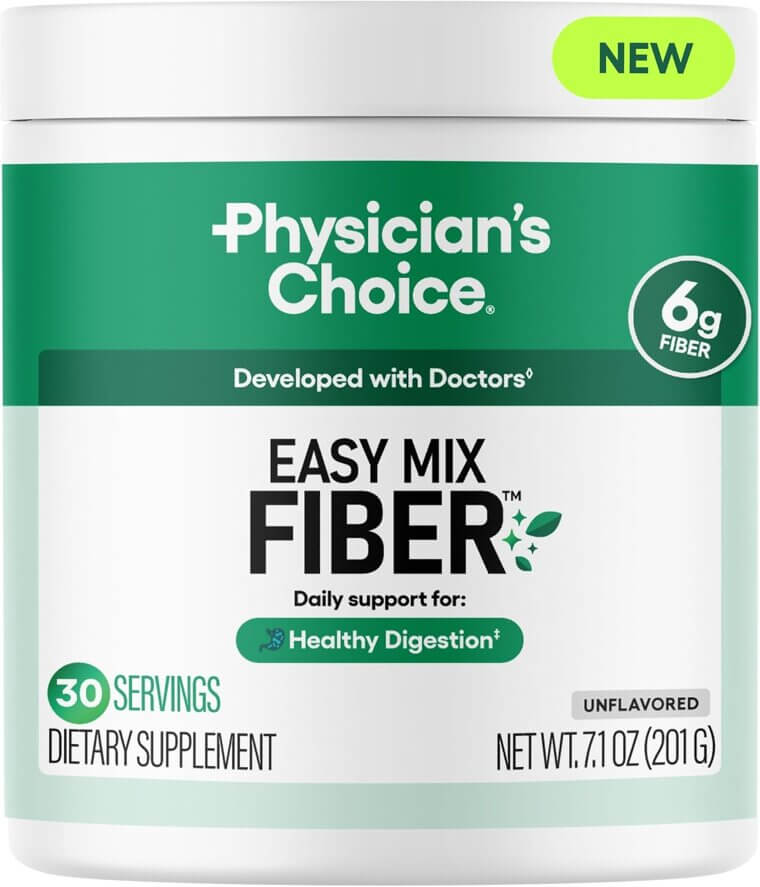 Easy Mix Fiber for Digestive Health - Sugar Free & Tasteless - Don’t Miss the 40% Discount!