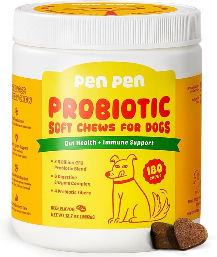 PENPEN Dog Probiotics - Support Your Pup's Gut Health & Immunity! - Now 33% Off!