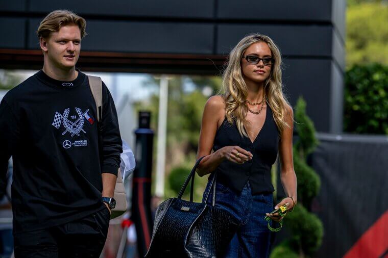 ライラ・ハサノビッチ、ミック・シューマッハのガールフレンド