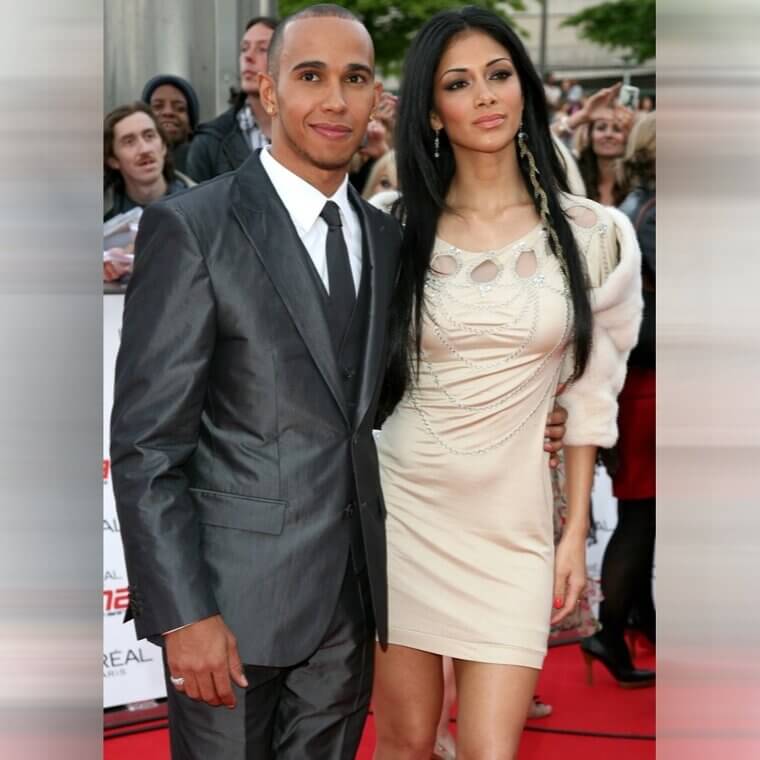 ニコール・シャージンガー、ルイス・ハミルトンの元恋人