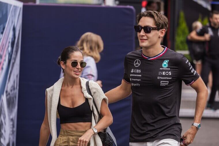 カルメン・モンテロ・ムント、ジョージ・ラッセルの恋人