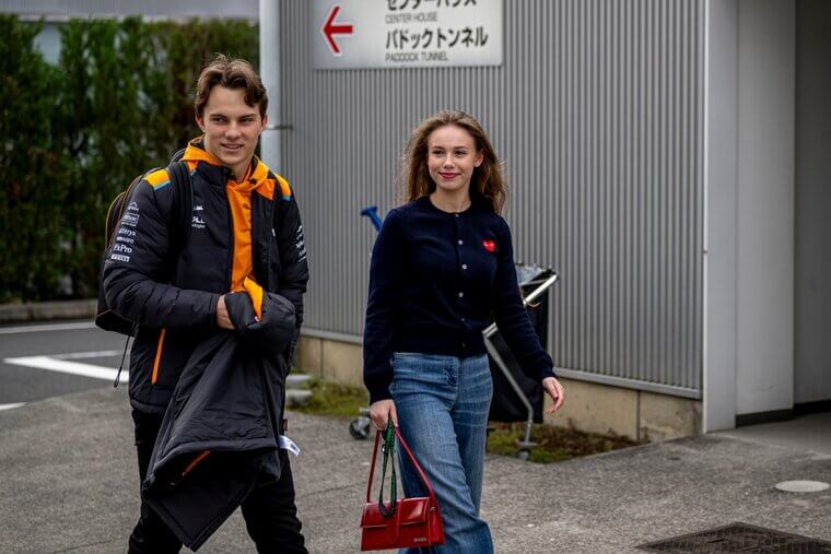 リリー・ズナイマー、オスカー・ピアストリのガールフレンド