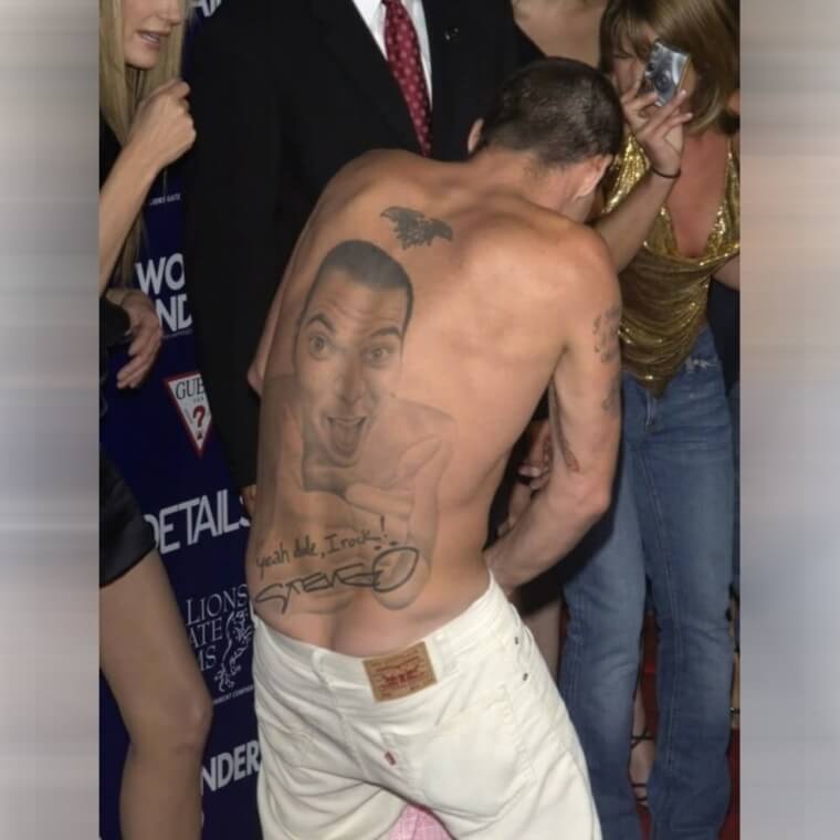 Steve-O's Tattoo of Himself