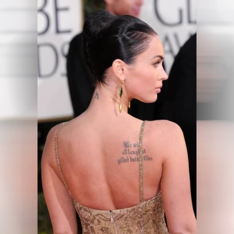 Megan Fox's Shakespearean Tattoo