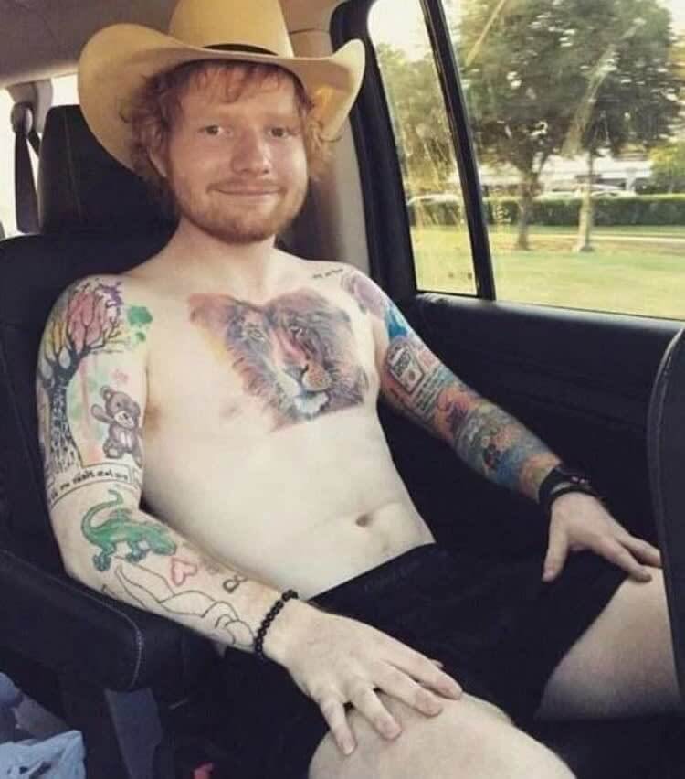 Ed Sheeran's Lion Tattoo