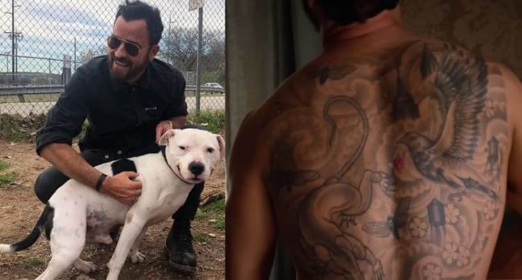 Justin Theroux's Back Tattoo
