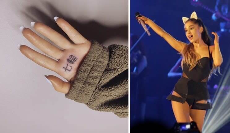 Ariana Grande's Kanji Japanese Tattoo