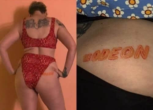 Lena Dunham's Odeon Tattoo