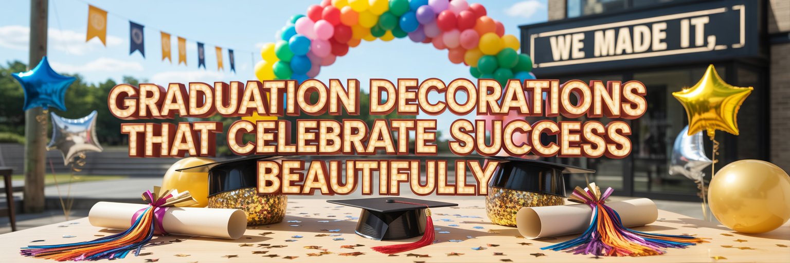 Graduation Decorations That Say 'We Made It' Loud and Clear