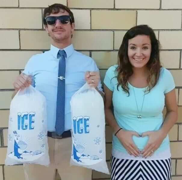 The Ice, Ice Baby Pregnancy Announcement