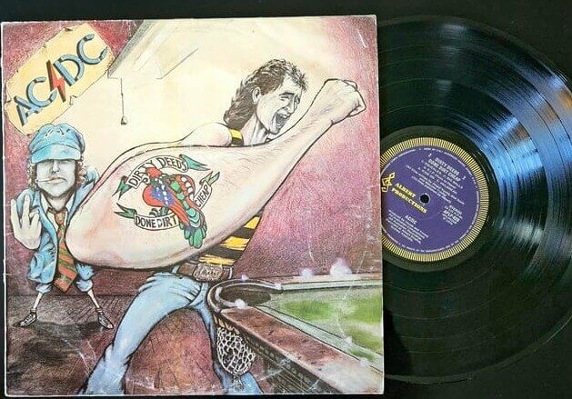 "Dirty Deeds Done Dirt Cheap", 1976, Australian Albert Productions First Press, AC/DC
