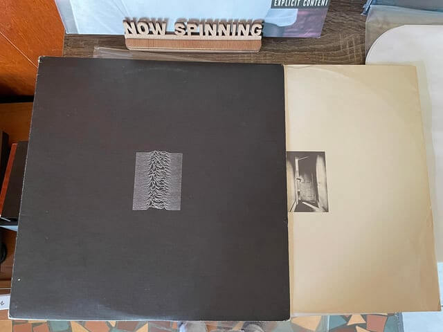 "Unknown Pleasures", 1979, Translucent Red First Pressing, Joy Division