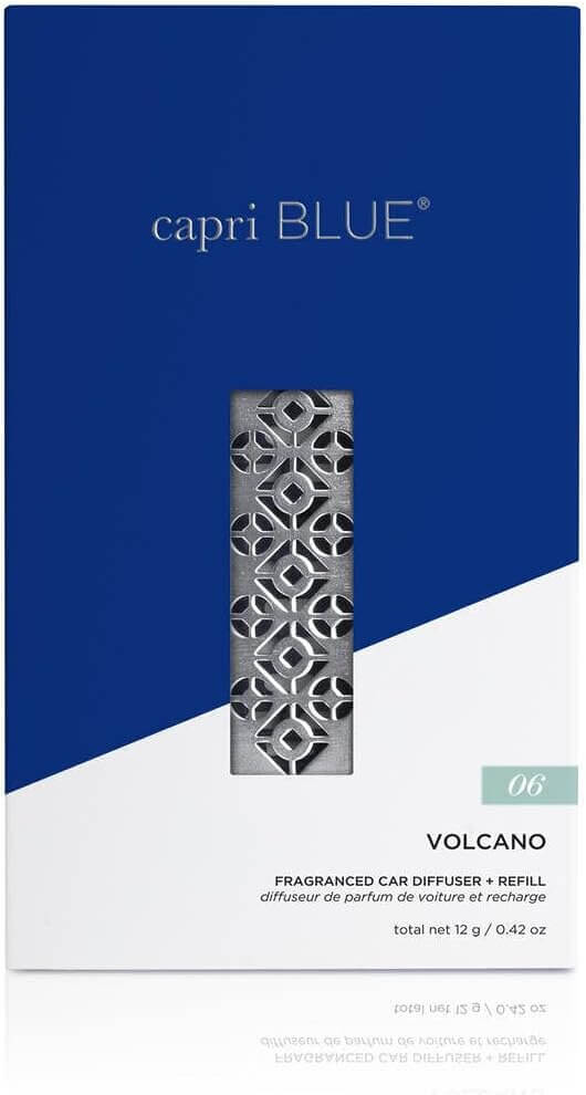 Capri Blue Car Diffuser - Tropical Aroma for Your Ride 