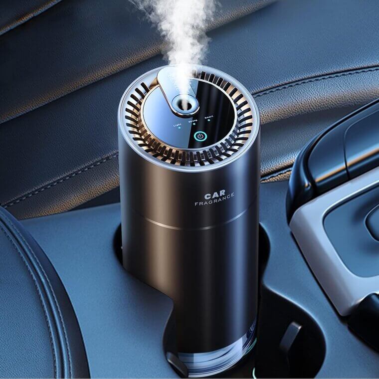 Ceeniu Car Freshener: Ultrasonic Mist, Natural Scent, Lasts 4 Months 