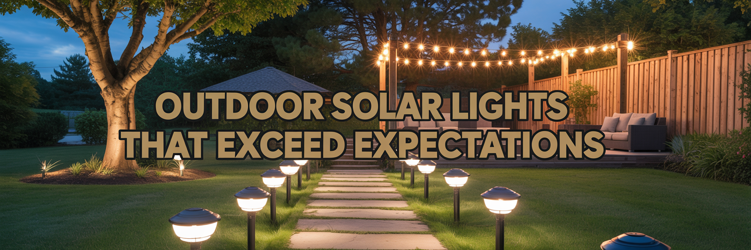 Outdoor Solar Lights That Exceed Expectations