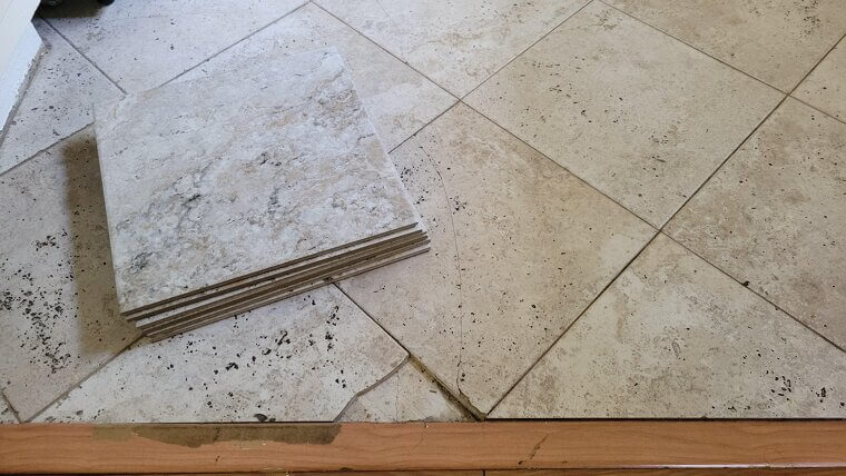 Replacing Broken Floor Tiles
