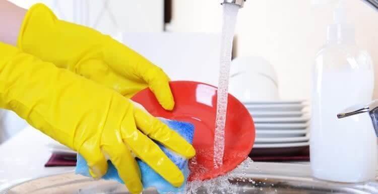 You Don't Use Gloves While Washing Dishes