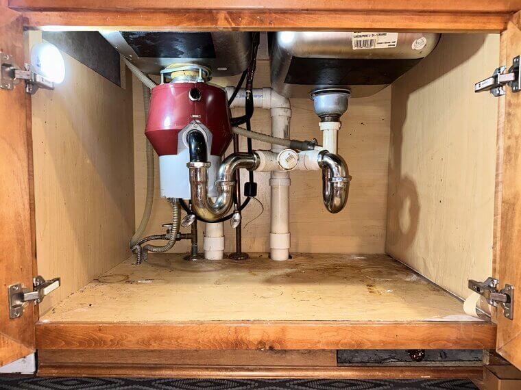 Inspect Under the Sink