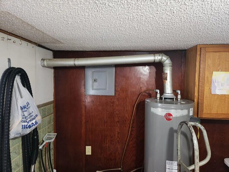 Check Around the Water Heater
