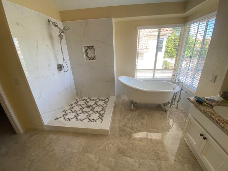 Look Behind Bathtubs and Showers