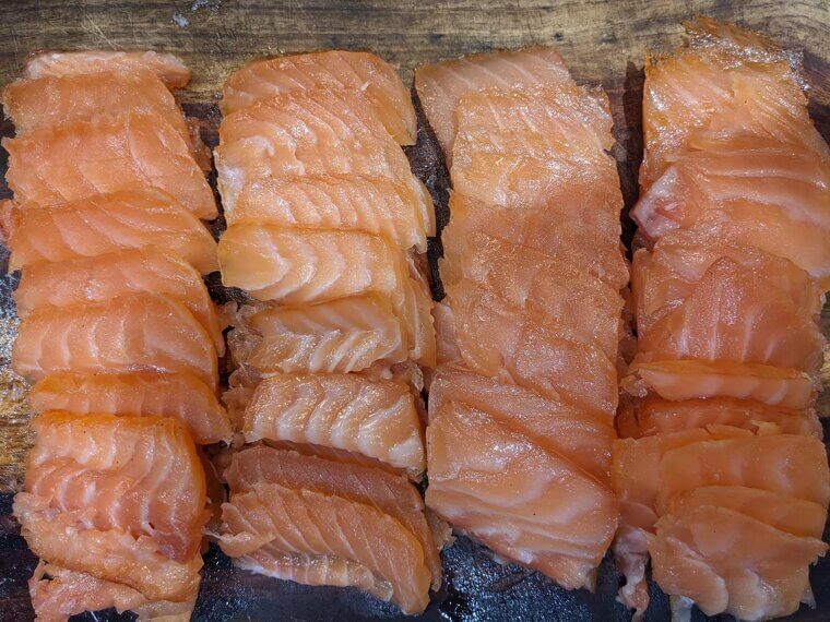 Haifa Cold Smoked Salmon and Seabass