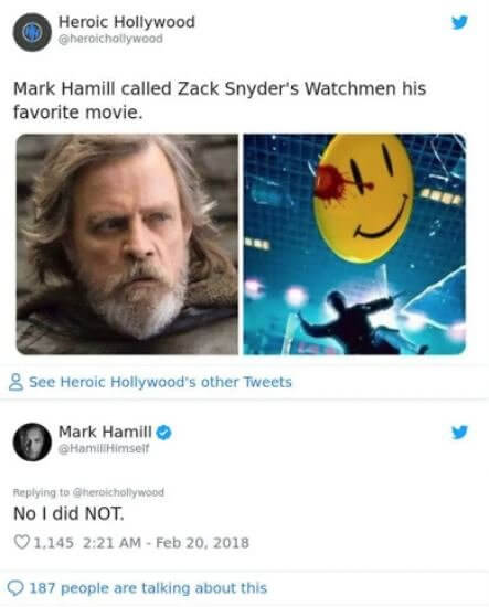 We Get the Feeling He Hates This Movie