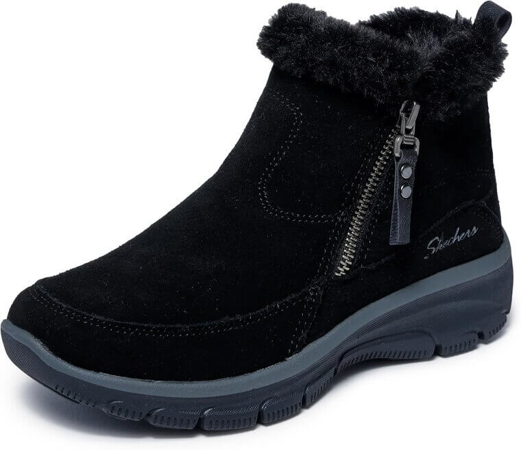 Skechers Cool Zip Boots - Cozy Comfort & Style - Now 34% Off!