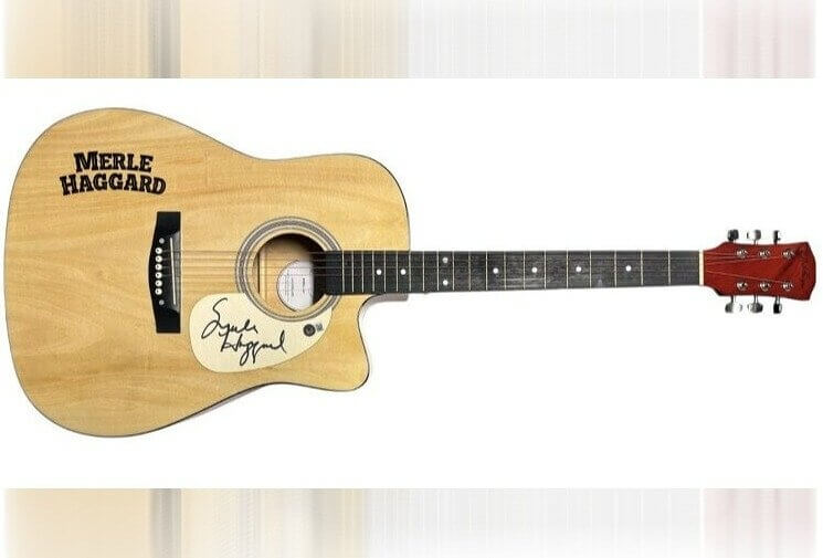 Merle Haggard's Quality Signed Items - $2,000