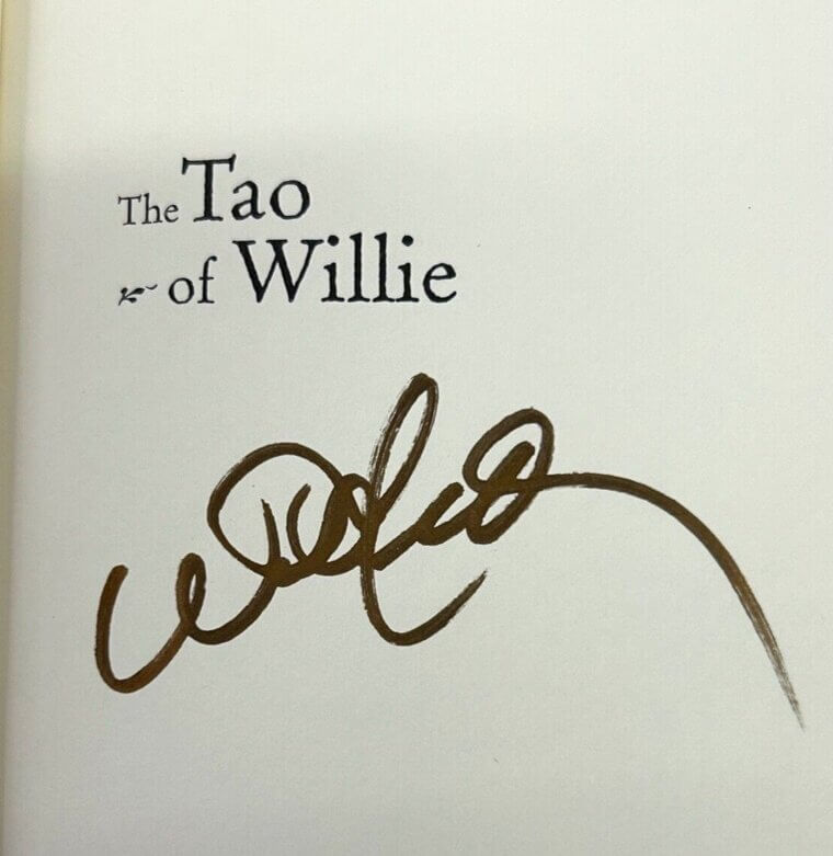 Willie Nelson's Standard Autographs - Starting at $200