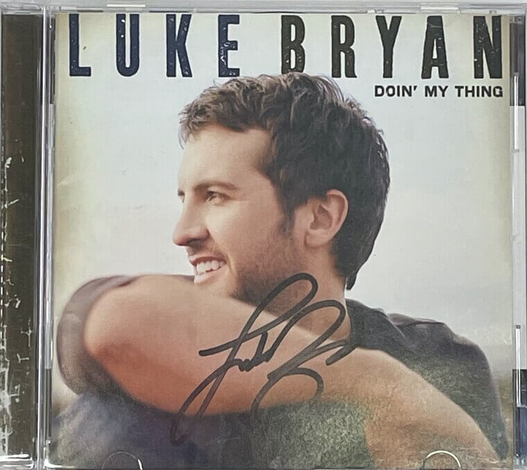 Luke Bryan's Standard Autographs - $600