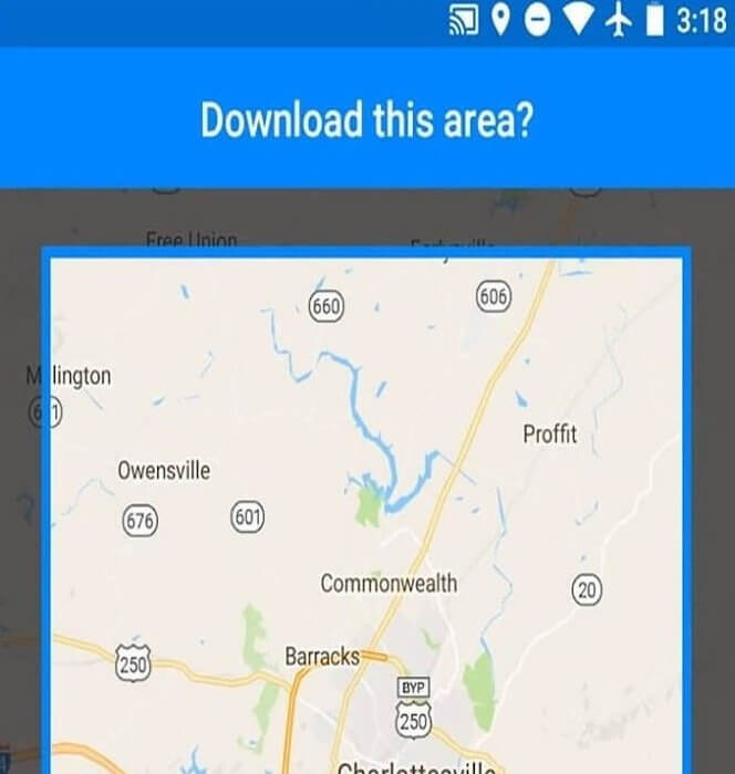 Save Your Maps to Access Them Even Without Data or Wifi