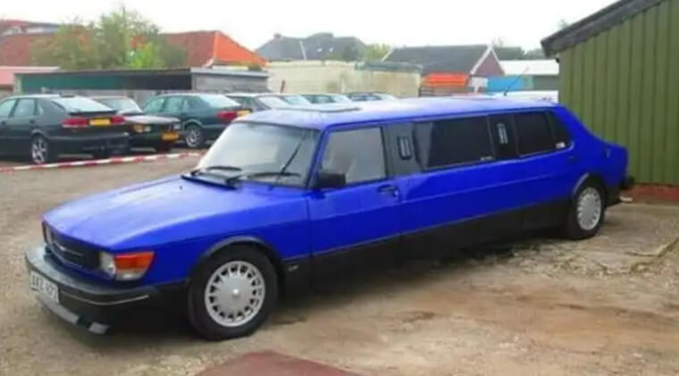 Quand tu transformes une Saab 99 en limousine