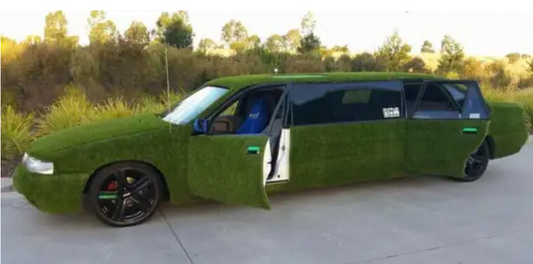 Est-ce une limousine verte si elle est verte ?