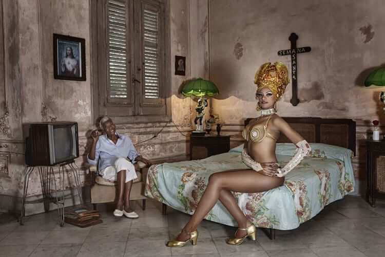 Joana Sitting With Her Grandmother, Cuba (Fascinating faces and characters Category: Honorable Mention)