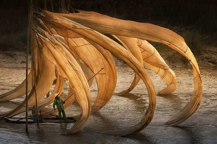 Flying Fishing Nest, China (General Color Category: Third Place)
