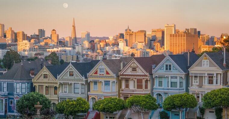 San Francisco, California (-6.1%)