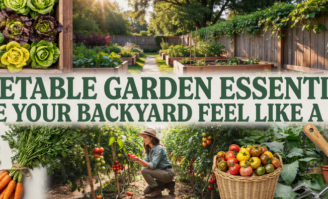 Vegetable Garden Essentials That Make Your Backyard Feel Like a Mini Farm