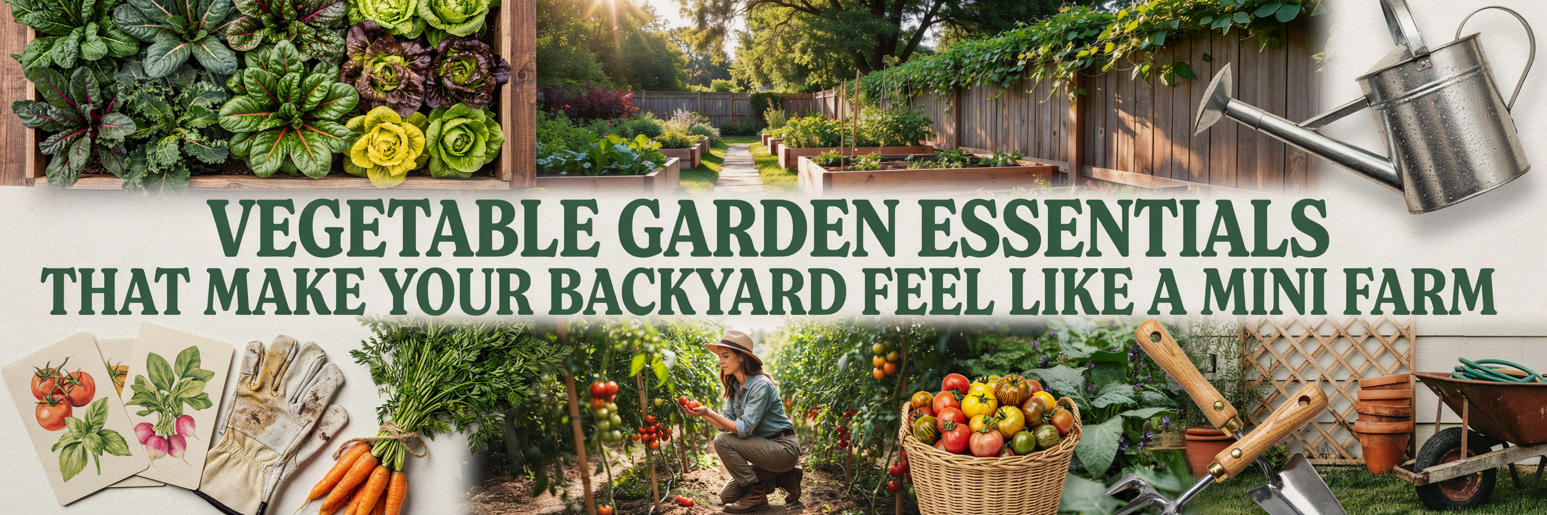 Vegetable Garden Essentials That Make Your Backyard Feel Like a Mini Farm