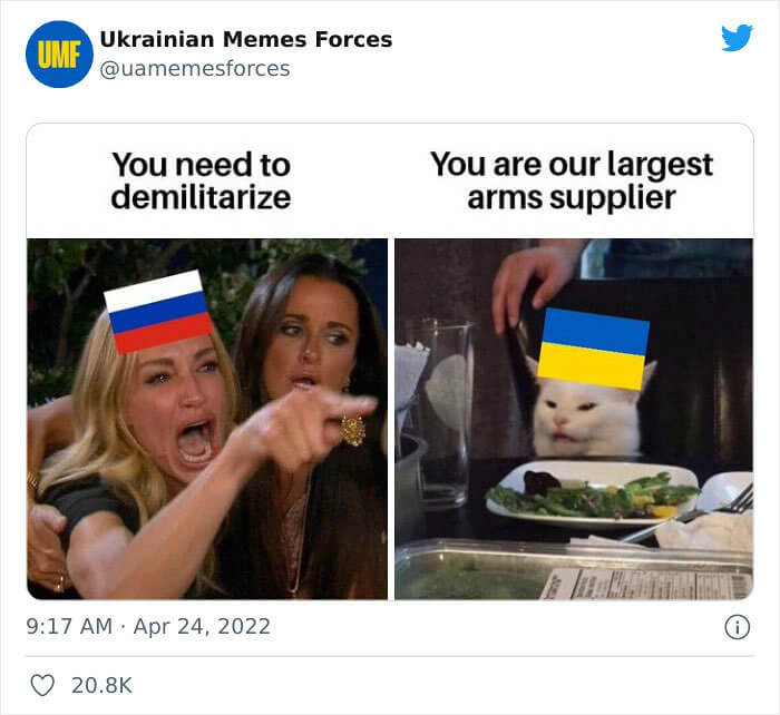 The Truth About The War In Ukraine Demonstrated With Memes Proves Humor