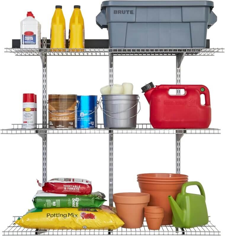 Rubbermaid FastTrack Shelving Kit - Organize Your Space Effortlessly