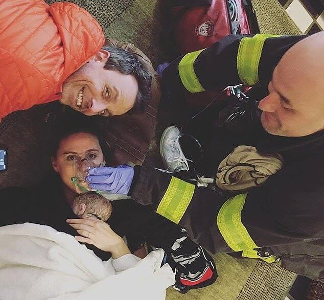 Seth Meyers Had a Baby in a Lobby