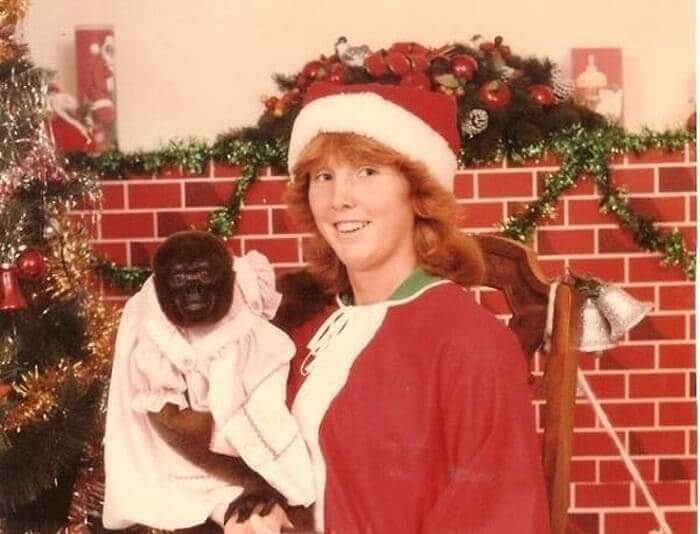 Monkeying Around The Christmas Tree